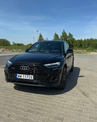 Audi Q5 Sportback cena 162393 przebieg: 68500, rok produkcji 2021 z Warszawa małe 211